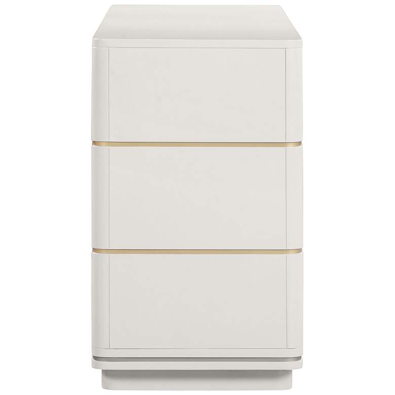 Image 4 TOV Julieta 62" Wide Modern Cream Wood 6-Drawer Dresser more views