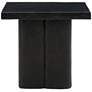 4_TOV Kayla 19" Wide Modern Black Concrete Side Table more views