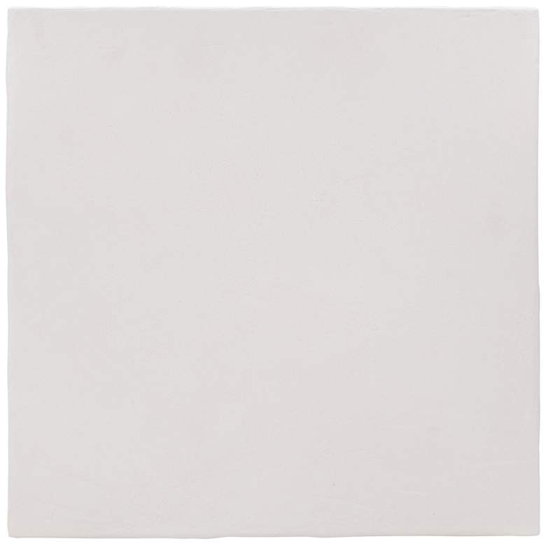 Image 2 TOV Kayla 19" Wide Modern White Concrete Side Table more views