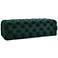 TOV Kaylee 51 1/4" Wide Modern Jumbo Tufted Green Velvet Ottoman