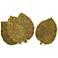 TOV Leaf 19 1/2" High Yellow Seagrass Table Placemats Set of 4