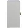 5_TOV Libre 23" Wide Modern White Wood 1-Drawer 1-Shelf Nightstand more views