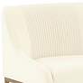 2_TOV Lisa 26 1/4" Modern Cream Pleated Velvet Counter Stool more views