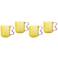 TOV Lottie Amber and Pink Water Glasses Set of 4