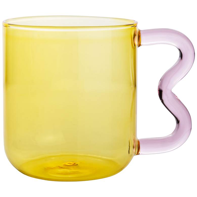 Image 2 TOV Lottie Amber and Pink Water Glasses Set of 4 more views