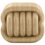 3_TOV Love Knot 21" Wide Faux Travertine Modern Concrete Accent Stool more views