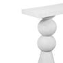 4_TOV Lupita 53" Wide White Wood Modern Desk Console Table more views