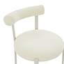 2_TOV Margaret 21 3/4" Wide Cream Textured Velvet Dining Chair more views