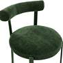 2_TOV Margaret 21 3/4" Wide Forest Green Textured Velvet Dining Chair more views