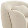 2_TOV Misty 35" Wide Cream Boucle Fabric Modern Accent Chair more views