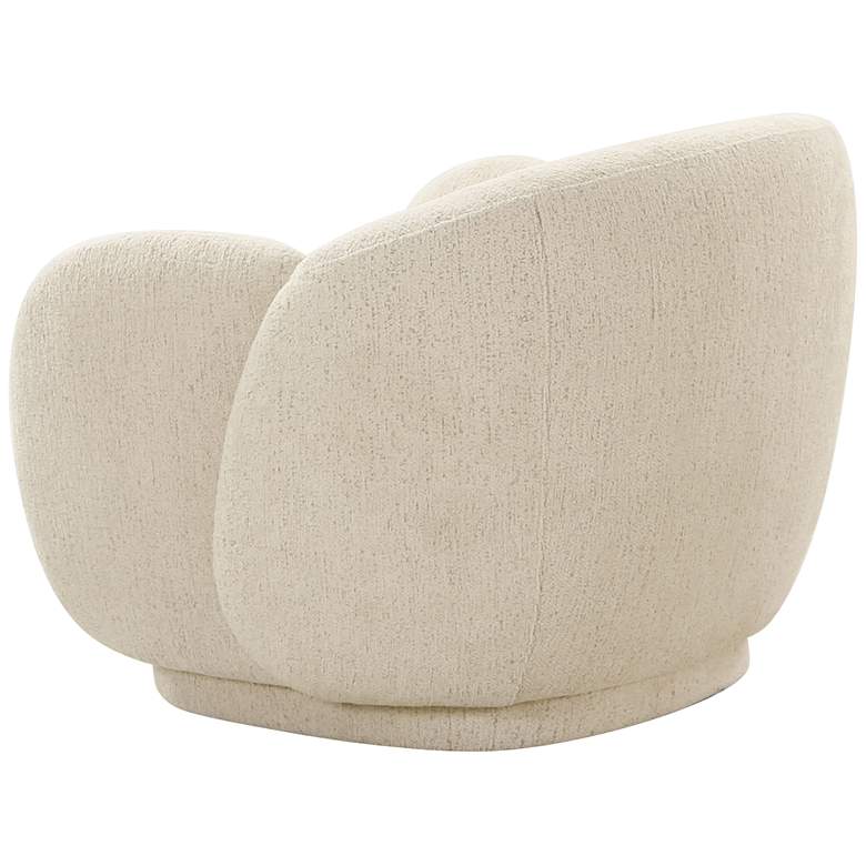 Image 5 TOV Misty 35" Wide Cream Boucle Fabric Modern Accent Chair more views