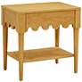 3_TOV Oodle 24" Wide Natural Ash Wood 1-Drawer Modern Nightstand