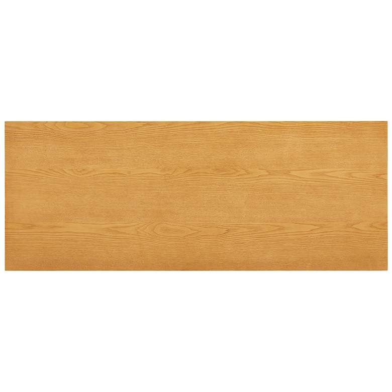 Image 4 TOV Oodle 48" Wide Natural Ash Wood 2-Drawer Modern Desk more views