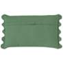 3_TOV Portia 20" x 12" Aqua Embroidered Floral Accent Cushion more views