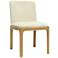 TOV Rebecca 20 1/2" Wide Cream Performance Velvet Fabric Dining Chair