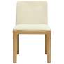 3_TOV Rebecca 20 1/2" Wide Cream Performance Velvet Fabric Dining Chair more views