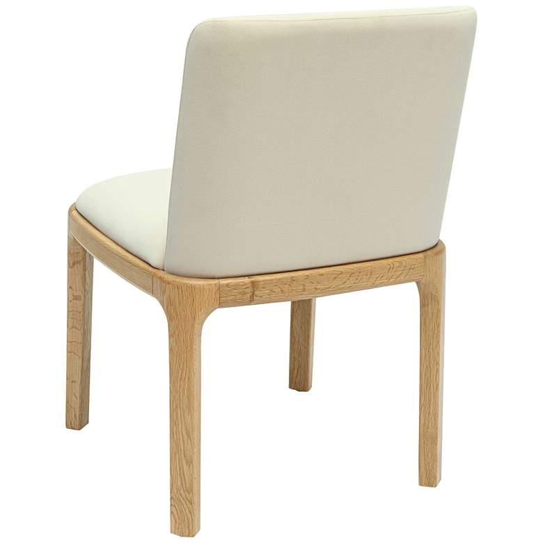 Image 4 TOV Rebecca 20 1/2" Wide Cream Performance Velvet Fabric Dining Chair more views