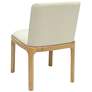 4_TOV Rebecca 20 1/2" Wide Cream Performance Velvet Fabric Dining Chair more views