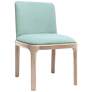 1_TOV Rebecca 20 1/2" Wide Light Blue Velvet Fabric Dining Chair