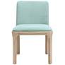 3_TOV Rebecca 20 1/2" Wide Light Blue Velvet Fabric Dining Chair more views