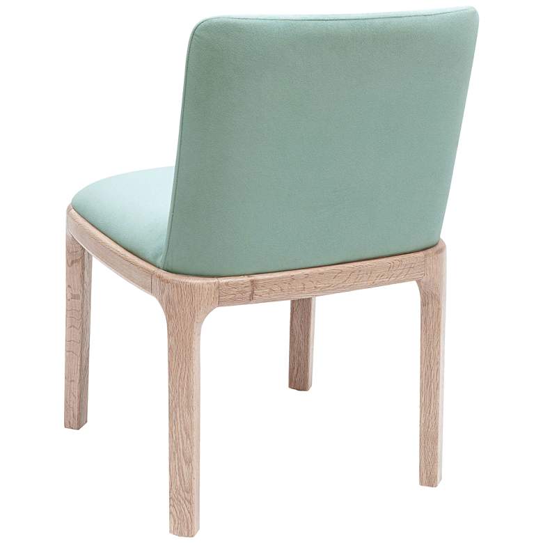 Image 4 TOV Rebecca 20 1/2" Wide Light Blue Velvet Fabric Dining Chair more views