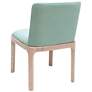 4_TOV Rebecca 20 1/2" Wide Light Blue Velvet Fabric Dining Chair more views