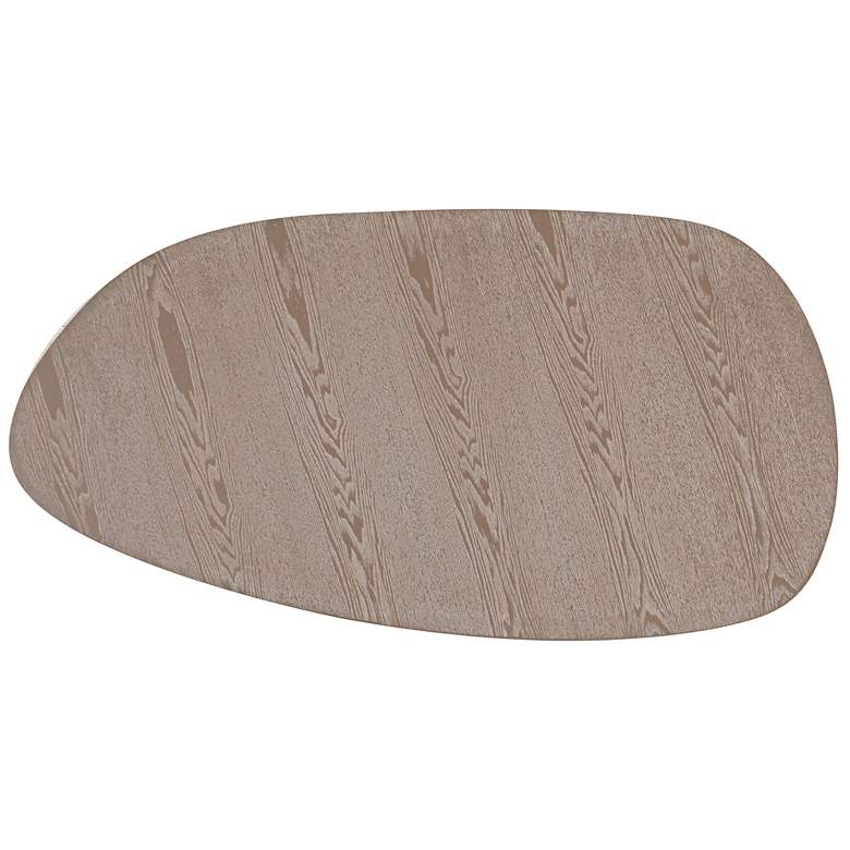 Image 4 TOV Rhema 47 3/4" Wide Washed Ash Oblong Wood Modern Coffee Table more views