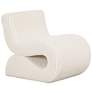 2_TOV Senna 22" Wide Cream Corduroy Fabric Modern Accent Chair