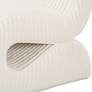 3_TOV Senna 22" Wide Cream Corduroy Fabric Modern Accent Chair more views