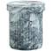 TOV Serafina 16" Wide Faux Marble Indoor-Outdoor Concrete Side Table