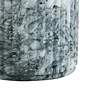 5_TOV Serafina 16" Wide Faux Marble Indoor-Outdoor Concrete Side Table more views