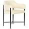 TOV Sezanne 23 1/2" Wide Cream Performance Vegan Leather Dining Chair