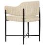 4_TOV Sezanne 23 1/2" Wide Cream Textured Boucle Modern Dining Chair more views
