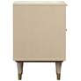 5_TOV Sierra 22" Wide Iron and Buttermilk Wood Nightstands Set of 2 more views
