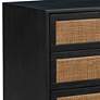 3_TOV Sierra 60" Wide Noir Acacia Wood and Iron 6-Drawer Dresser more views