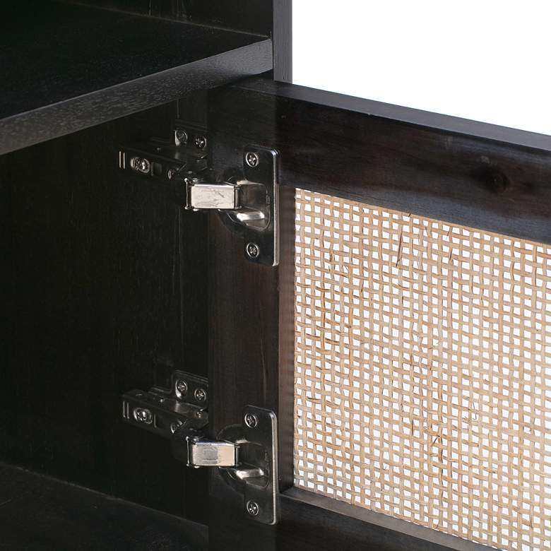 Image 3 TOV Sierra 65" Wide Matte Noir 3-Door Modern Media Console more views