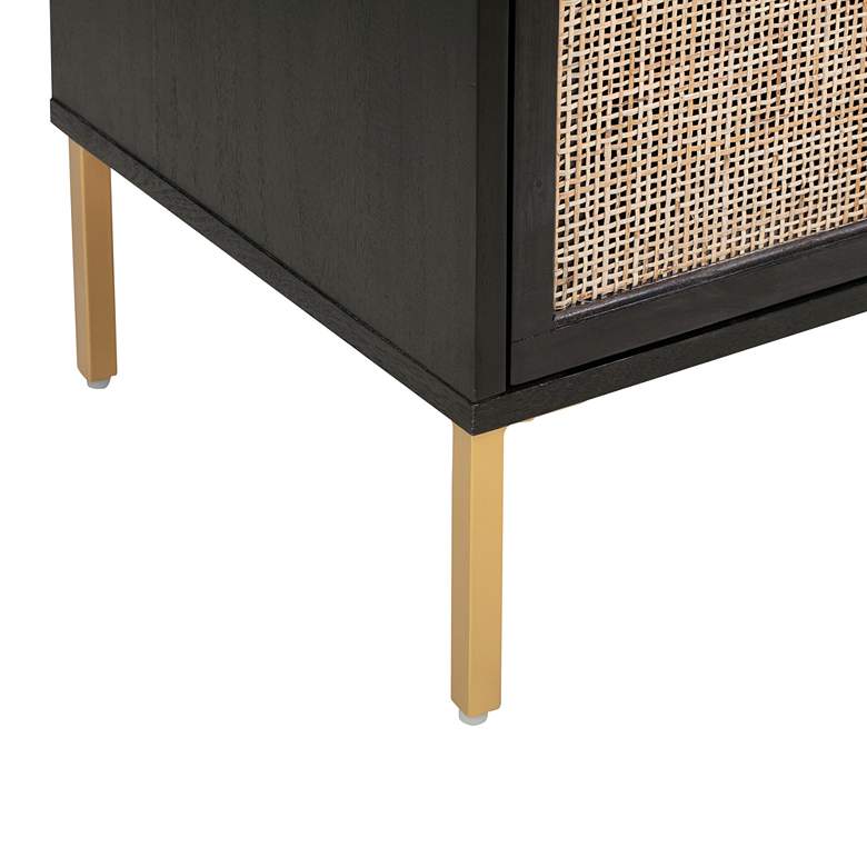 Image 4 TOV Sierra 65" Wide Matte Noir 3-Door Modern Media Console more views
