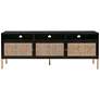 7_TOV Sierra 65" Wide Matte Noir 3-Door Modern Media Console more views