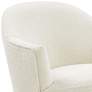 3_TOV Skyla 28 3/4" Wide Modern Luxe Cream Boucle Swivel Chair more views