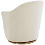 7_TOV Skyla 28 3/4" Wide Modern Luxe Cream Boucle Swivel Chair more views