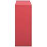 4_TOV Suzie 45" Wide Coral Pink Wood Woven Rattan Console Table more views