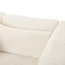 3_TOV Tarra Fluffy 118 1/2" Wide Cream Corduroy Modular Sofa more views