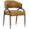 TOV Tatum 21 1/4" Wide Tan Vegan Leather Modern Dining Chair
