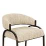 2_TOV Tatum 27 1/4" Cream Textured Boucle Modern Counter Stool more views