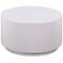 TOV Terrazzo 27 1/2" Wide Light Speckled Round Concrete Coffee Table