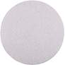 2_TOV Terrazzo 27 1/2" Wide Light Speckled Round Concrete Coffee Table more views