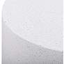 3_TOV Terrazzo 27 1/2" Wide Light Speckled Round Concrete Coffee Table more views