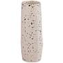 1_TOV Terrazzo 6 3/4" High White Concrete Modern Decorative Vase