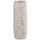 TOV Terrazzo 8 1/2" High Faux Marble White Concrete Decorative Vase