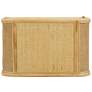 5_TOV Tina 27 1/4" Wide Natural Cane and Rattan 2-Shelf Nightstand more views